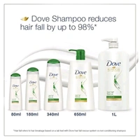 Dove DOVE  - 80ml, Shampoo, Hair And Fall Rescue
