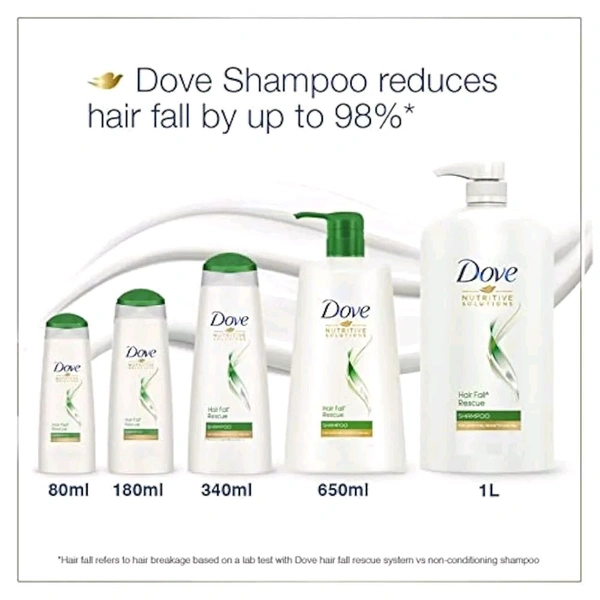Dove DOVE  - 80ml, Shampoo, Hair And Fall Rescue