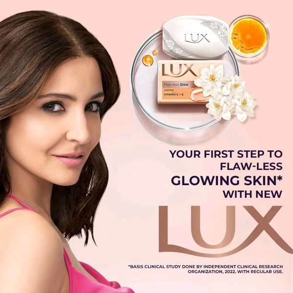 Lux LUX - 43g, Flaw-Less Glow, Jasmine Vitamin C + E