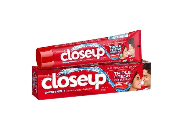 CLOSEUP  - 80g, 18 Hours Fresh Breath, Zinc Fresh Technology