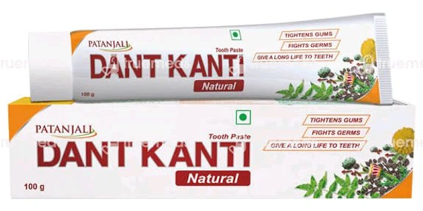 DANT KANTI  - 38g, Natural Toothpaste, Patanjali