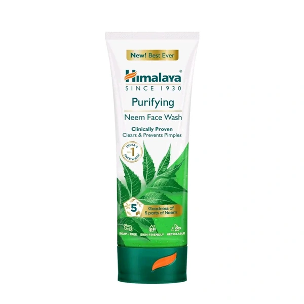 Himalaya  HIMALAYA NEEM FACE WASH - 100ml, Purifying, Neem Turmeric