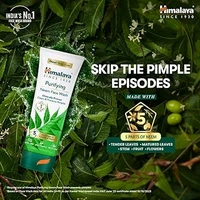 Himalaya  HIMALAYA NEEM FACE WASH - 50ml, Purifying, Neem Turmeric