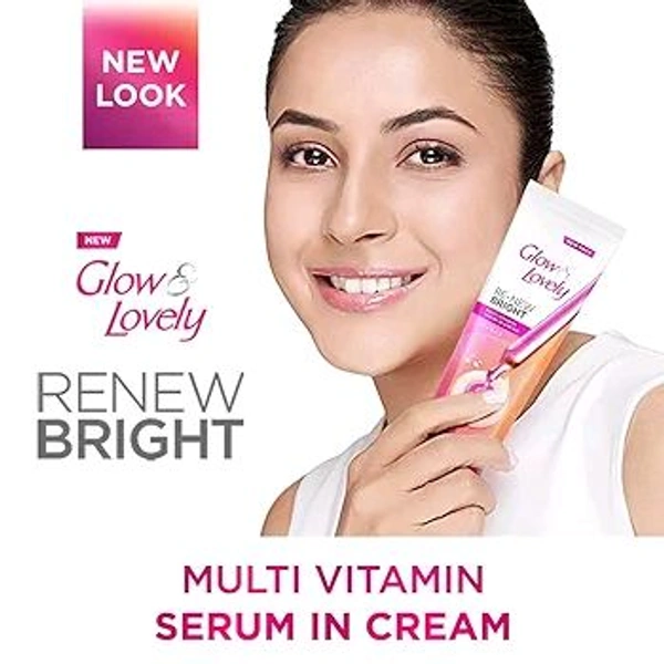 GLOW & LOVELY - 45g, Renew Bright Multivitamin, Serum in Cream Vitamins B C E