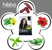 Nisha  NISHA - 10g, Silk & Shiny Soft Hair, Natural Black 30mint