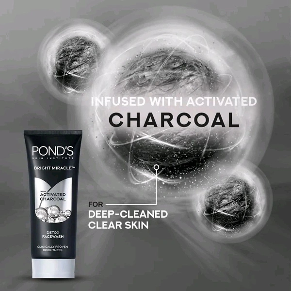 POND'S CHARCOAL - फेश वॉश, 50g
