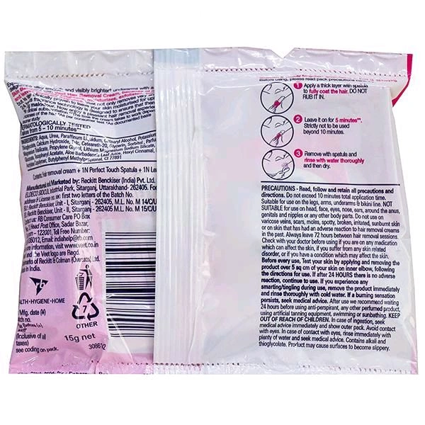 VEET CREAM - 15g, बाल हटाना