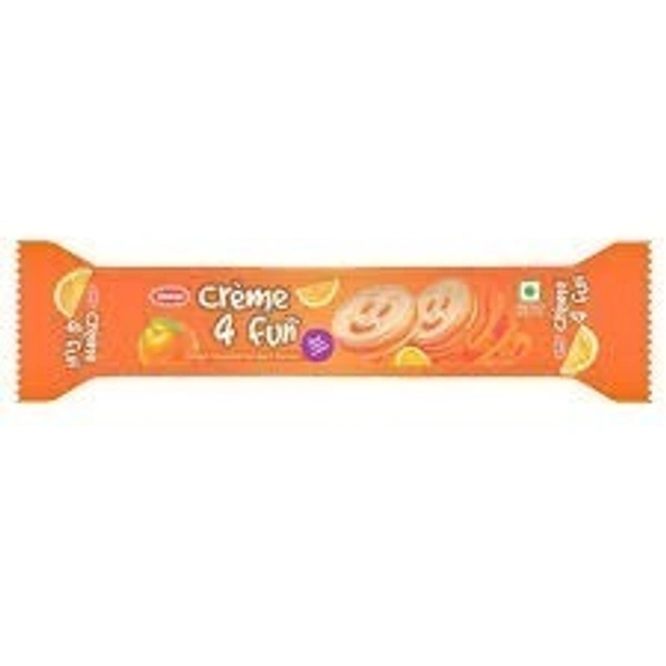 CREME 4 FUN ORANGE - बिस्कुट, 145g