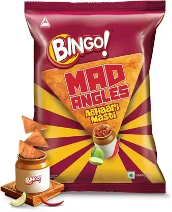 Bingo Mad Angles Achaari Masti Chips   - Chipes