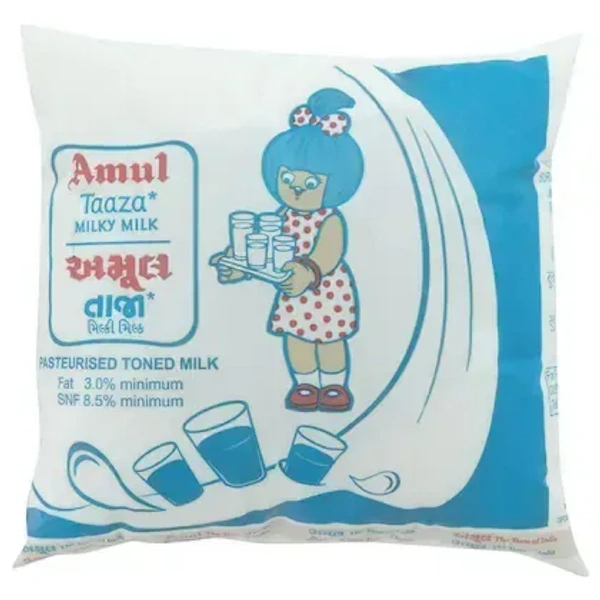 Amul Taaza Toned Milky Milk 500 ml - 500 ml