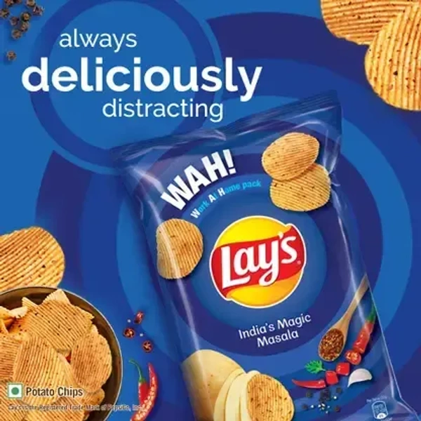 Lay's India's Magic Masala Chips  (67 g) - Chipes