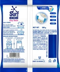 Surf excel Easy Wash Detergent Powder  (500 g) - Detergent Powder