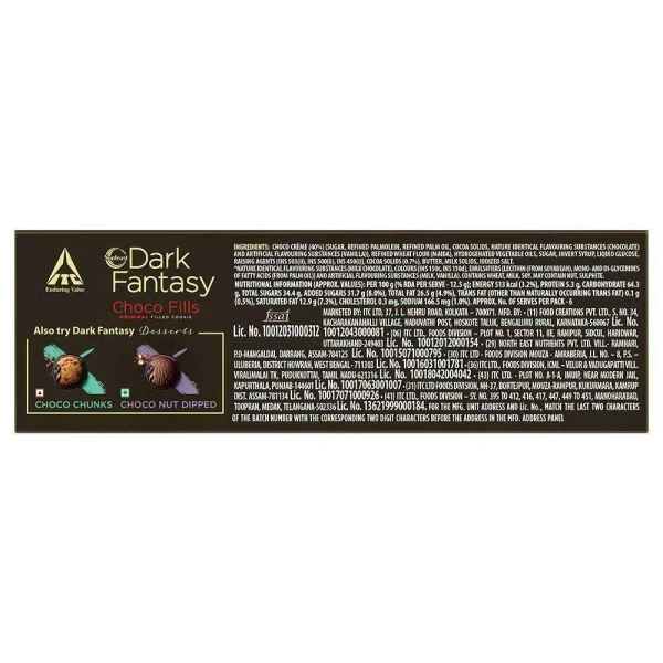 Sunfeast Dark Fantasy Choco Fills Cookie 69 g