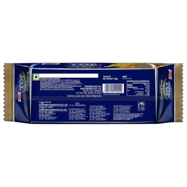 Parle Top Delicious Buttery Crackers 200 g