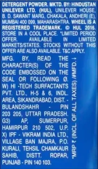Wheel Active 2 in 1 Blue Detergent Powder  (1 kg) - Detergent  Powder