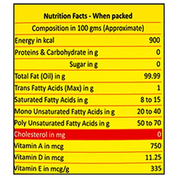 Freedom Refined Sunflower Oil 1 L