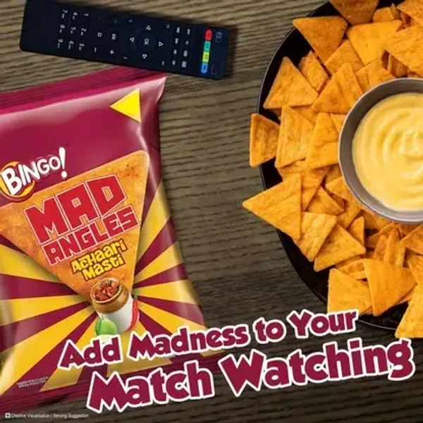 Bingo Mad Angles Achaari Masti Chips   - Chipes