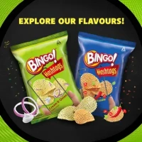 Bingo Hashtags Cream & Onion Potato Chips Chips  (53 g) - Chipes