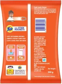 Tide Double Power Jasmine and Rose Detergent Powder  (500 g) - Detergent Powder