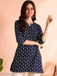 Kurti For Women  - Solid Pink, M