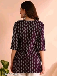 Kurti For Women  - Solid Pink, M
