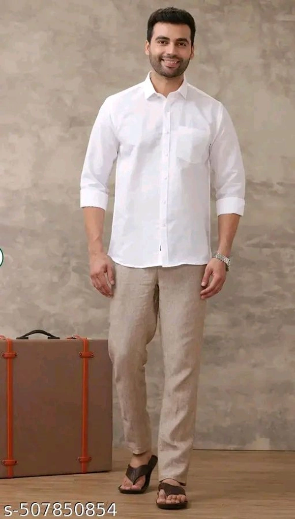 MAAZ Creation Shirt  - White, L