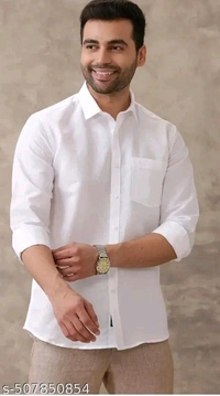 MAAZ Creation Shirt  - White, L