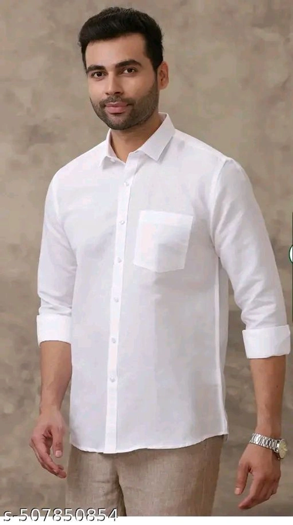 MAAZ Creation Shirt  - White, L