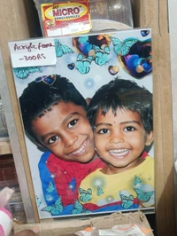 Acriylic photo Frame A4