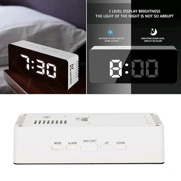 Mirror Clock Digital 