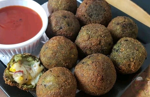 Palak Corn Cheese 6 Pcs. 
