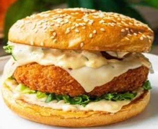 Crispy Veg Tikka Burger 