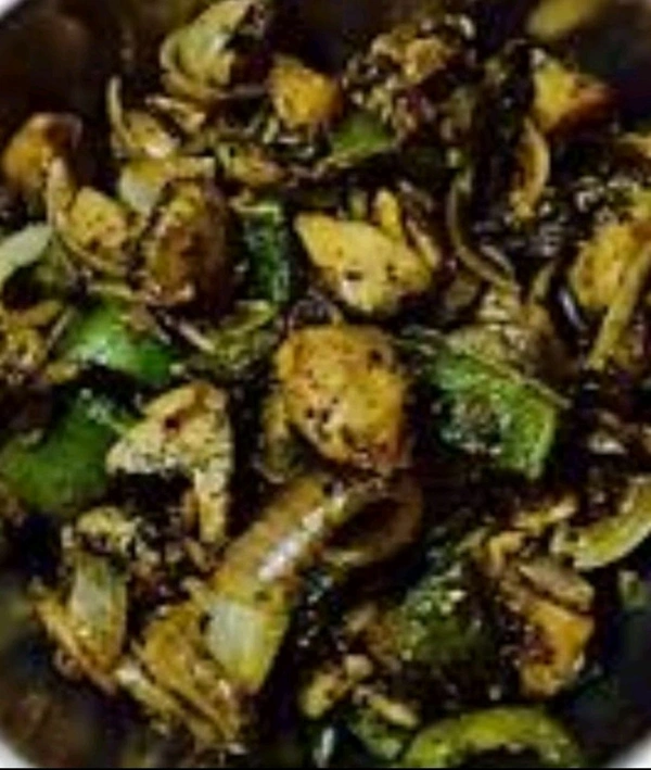 Mushroom Pepper Fry 