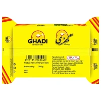 ghadi Ghadi Detergent Bar 250 g (Buy 4 get 1 free) - 250g