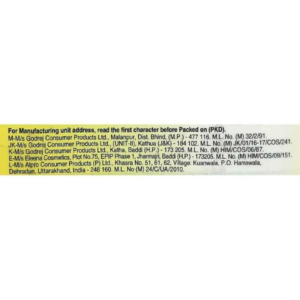 Godrej No.1 Lime & Aloe Vera Soap 100 g (Buy 4 Get 1 Free) - 100g