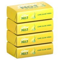 Godrej No.1 Lime and Aloe Vera Soap 150 g (Pack of 4) - 150g