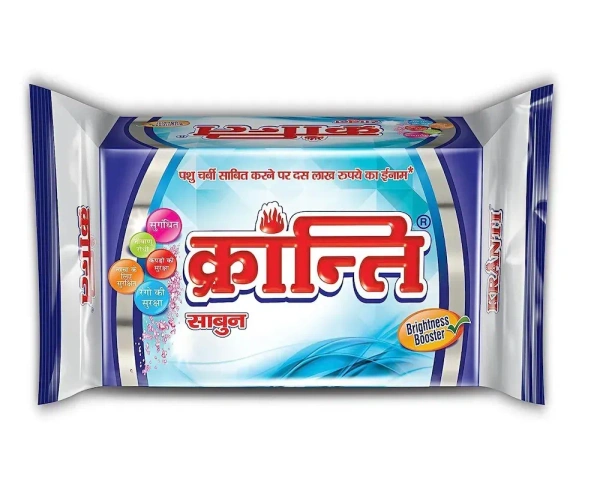 Kranti Excel Detergent Bar (Pack of 5 x 100g) - 100g