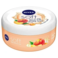Nivea Soft Playful Peach Moisturiser Cream 50 ml - Face Wash, 50ml, 3 To 4 Days Deliver