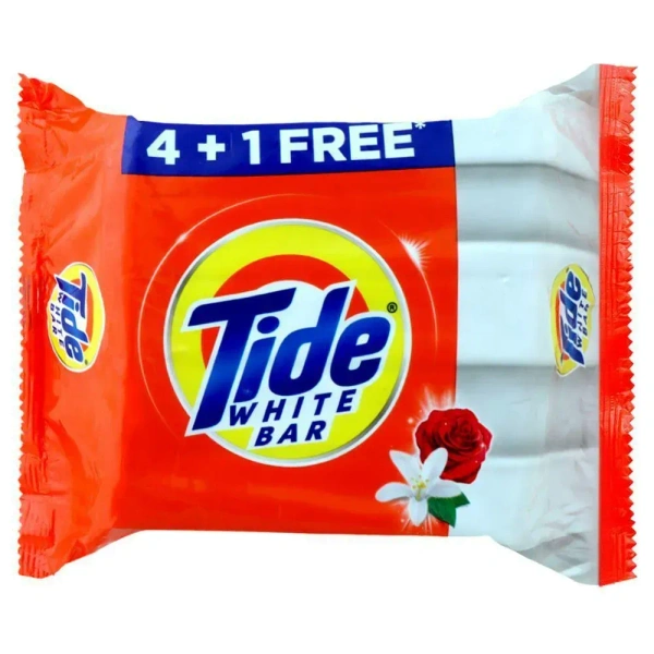 TIDE  Tide White Detergent Bar 200 g (4+1 Free) - 200g