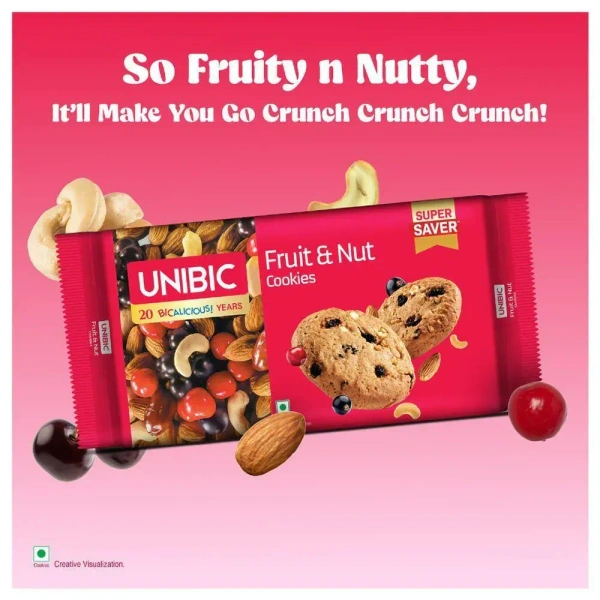 Unibic Fruit & Nut Cookies 450 g - 450g
