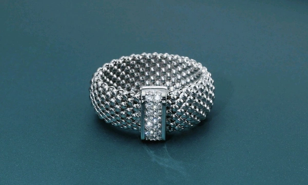 Mesh Band  Ring LGD Diamond 