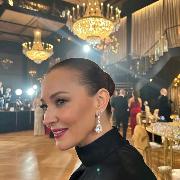 Earrings LGD Diamond,  Exclusive Party Wear 