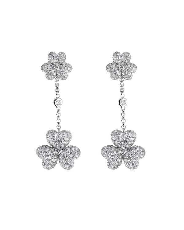Floral Dangler Earrings 