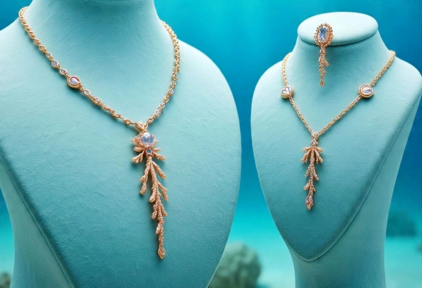 Oceanic Necklace, LGD Diamond 