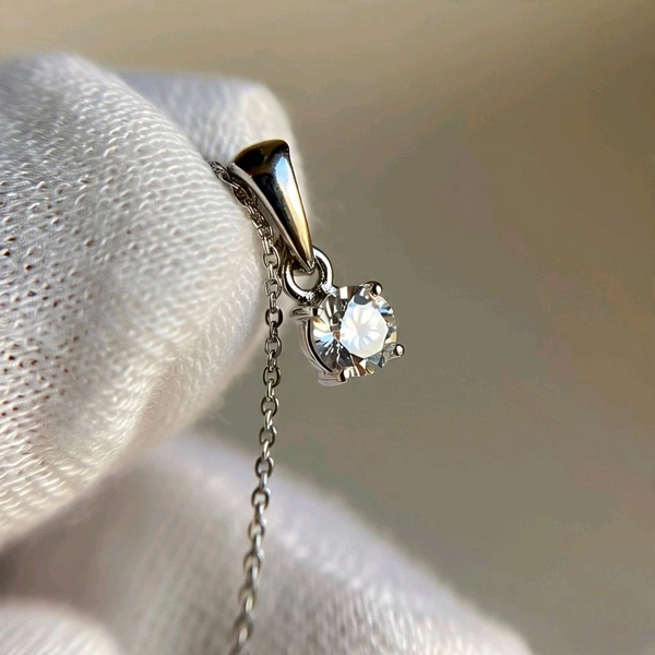 Kids Solitaire Diamond Pendant 