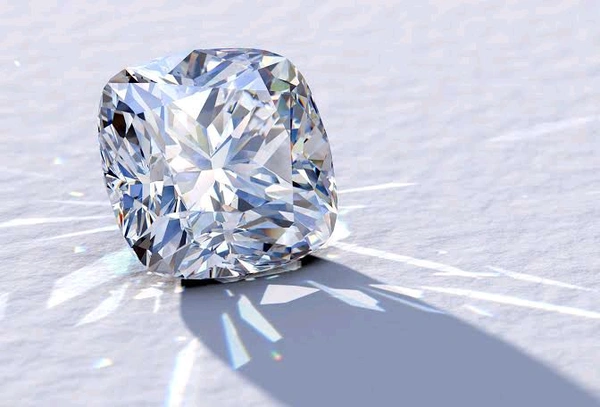 White, Cushion Shape LGD Diamond,  3 Cts , IGI Certified 