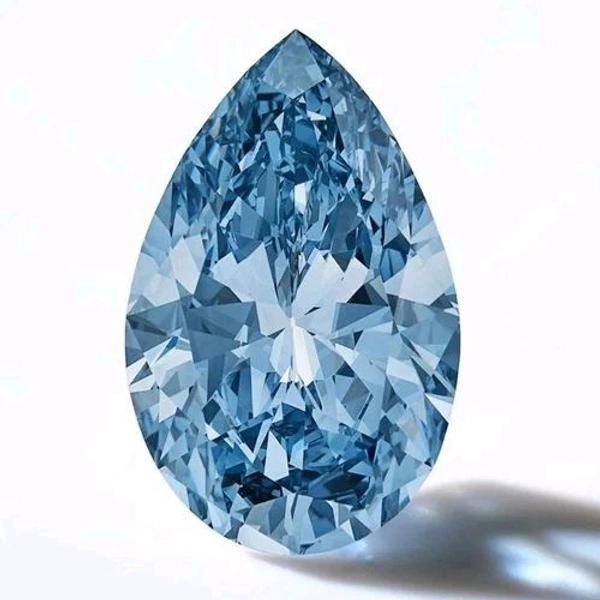Blue Pear LGD Diamond,  3 Cts,  IGI Certified 