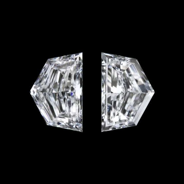White, Sheild Cut, LGD Diamond,  1.5 Cts, IGI Certified 