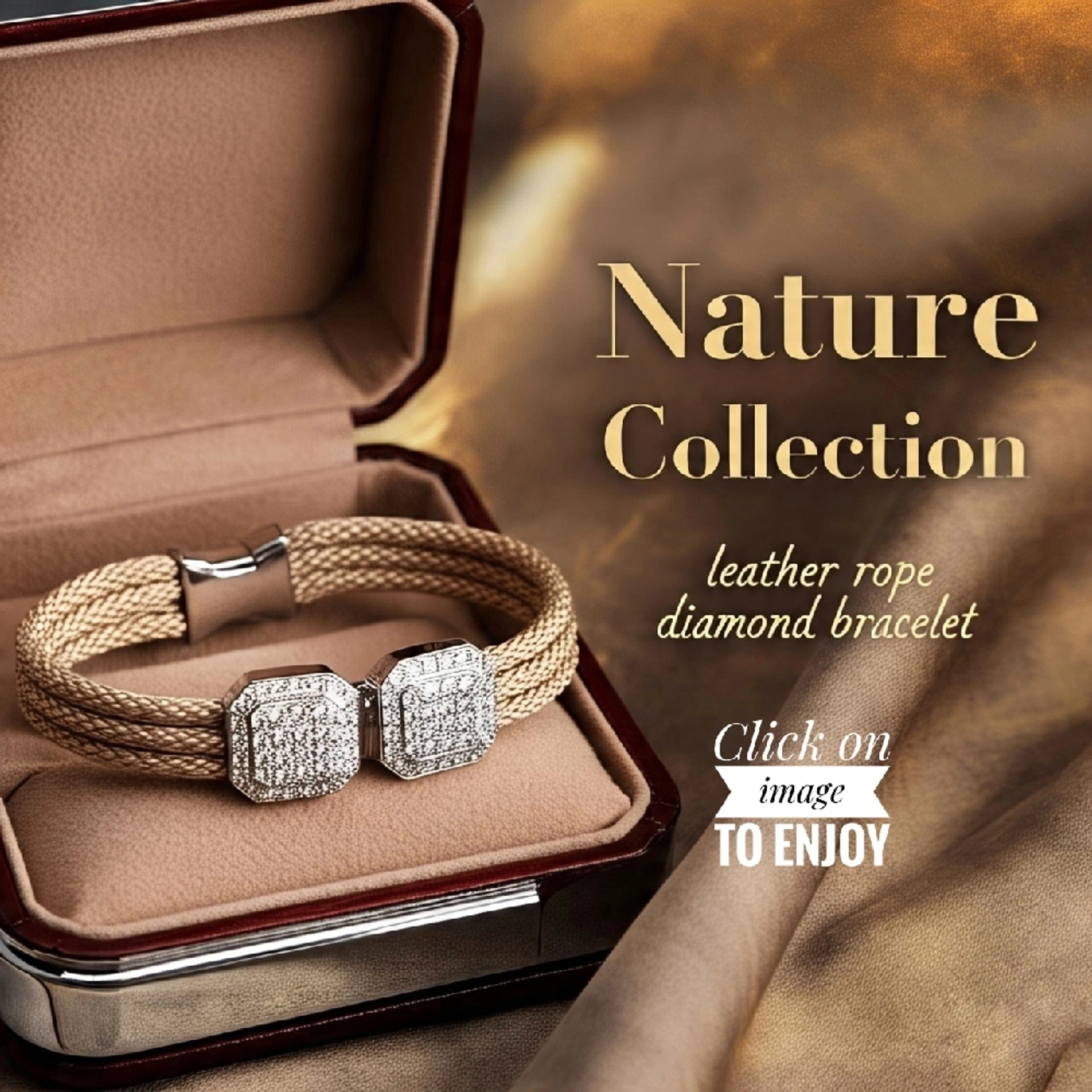 Nature Collection - Diamond with Sustainable Natural Material 
