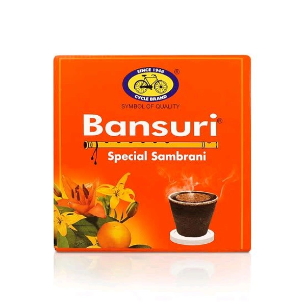 Cycle Brand Bansuri Special Sambrani - Black